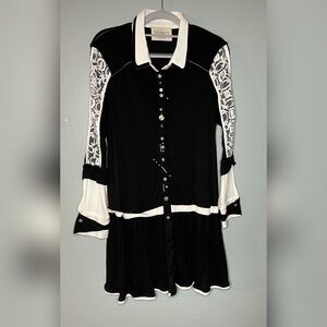 Eliza Cavaletti Daniela Dallavalle dress whimsigoth Wednesday Adam’s black&white